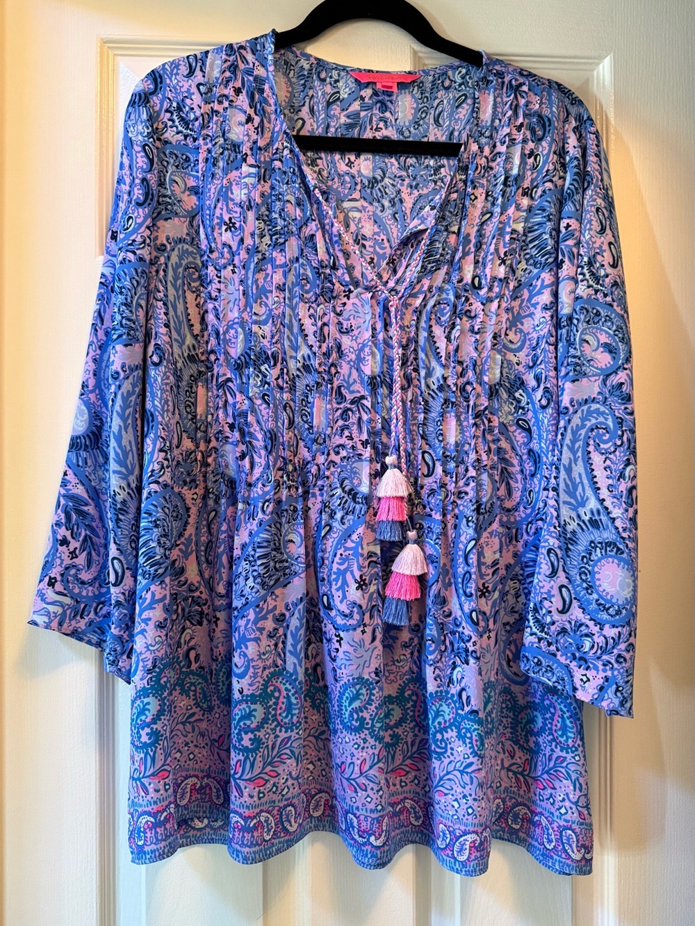 LILLY PULITZER Marilina Tunic-Size XL - Picture 10 of 10